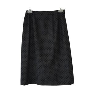 Vintage Rickie Freeman for Teri Jon velvet polka dot skirt